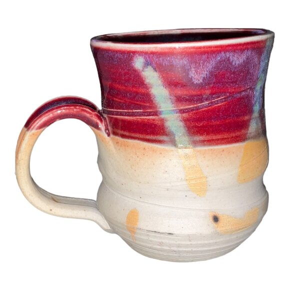 Handcrafted Ceramic Mug With Vibrant Glaze - Picture 3 of 9